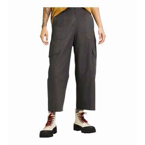 Lululemon Gray Lightweight Utilitech Cargo Pocket High Rise Cropped Pants Womens
